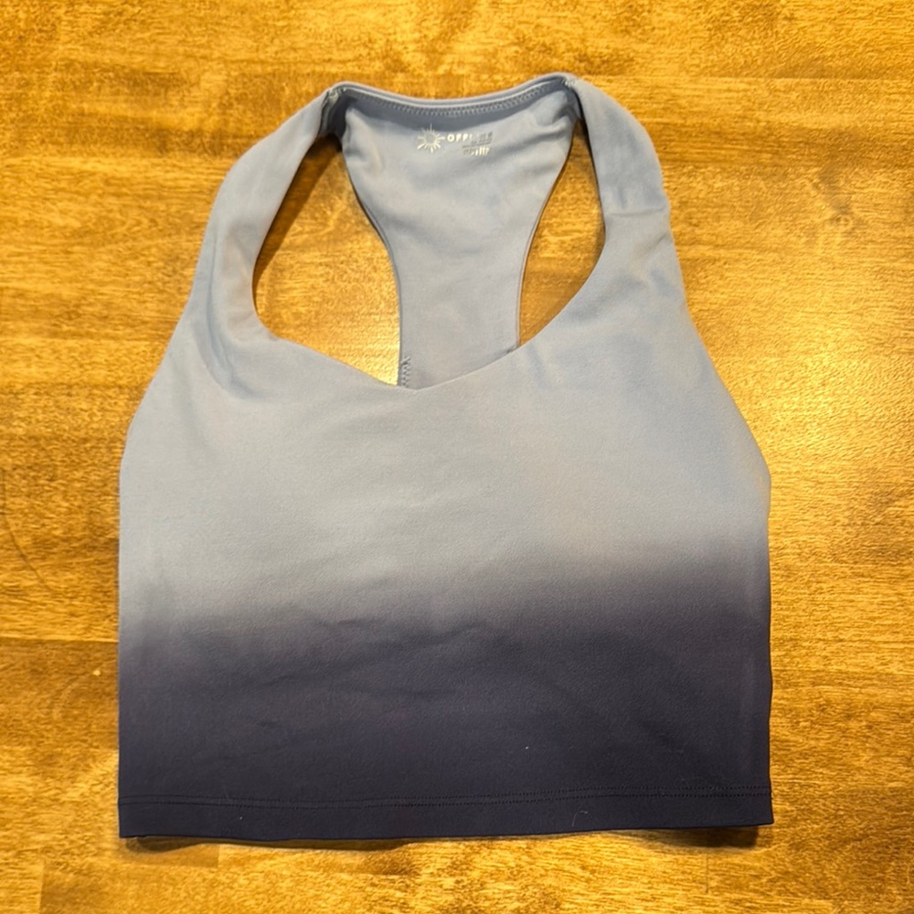Aerie Offline Blue Ombre Sports Bra